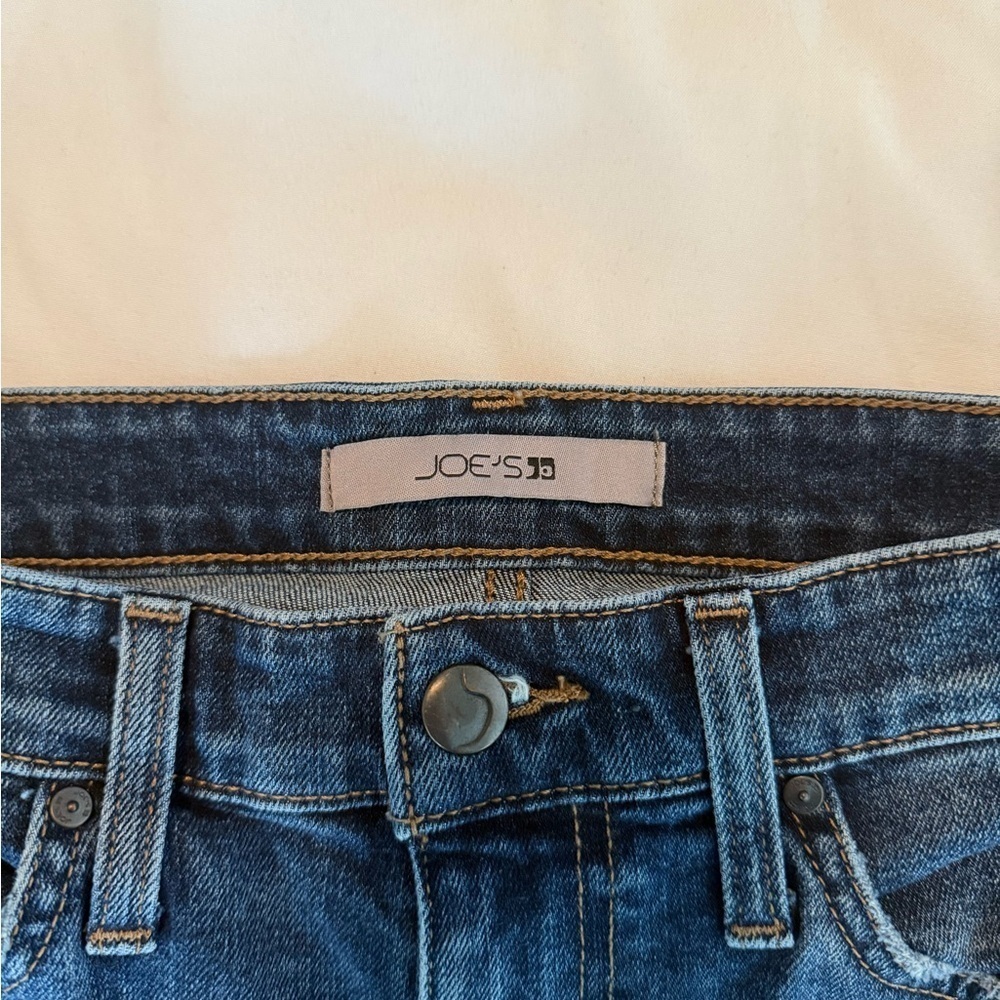 Joe's Jeans Blue Straight Leg Denim Womens Size 25 - Picture 2 of 7